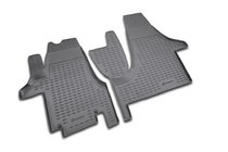 Volkswagen T5 Transporter 2003-2010 Rubber Floor Mats Interior (2 pcs, Novline) photo 1