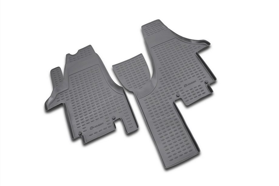 Volkswagen T5 Multivan 2003–2010 Rubber Floor Mats Interior (2 pcs, Novline) Image