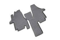 Volkswagen T5 Multivan 2003–2010 Rubber Floor Mats Interior (2 pcs, Novline) photo 1