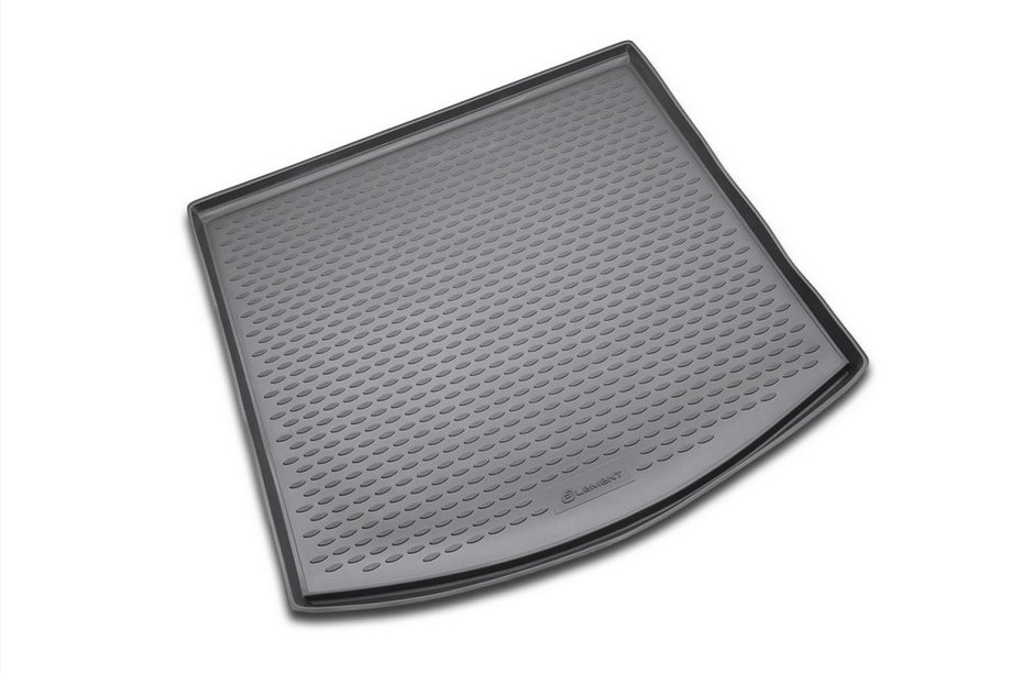 Volkswagen Touran 2010-2015 Trunk mat rubber 2-piece (Novline) for 7 seats Image