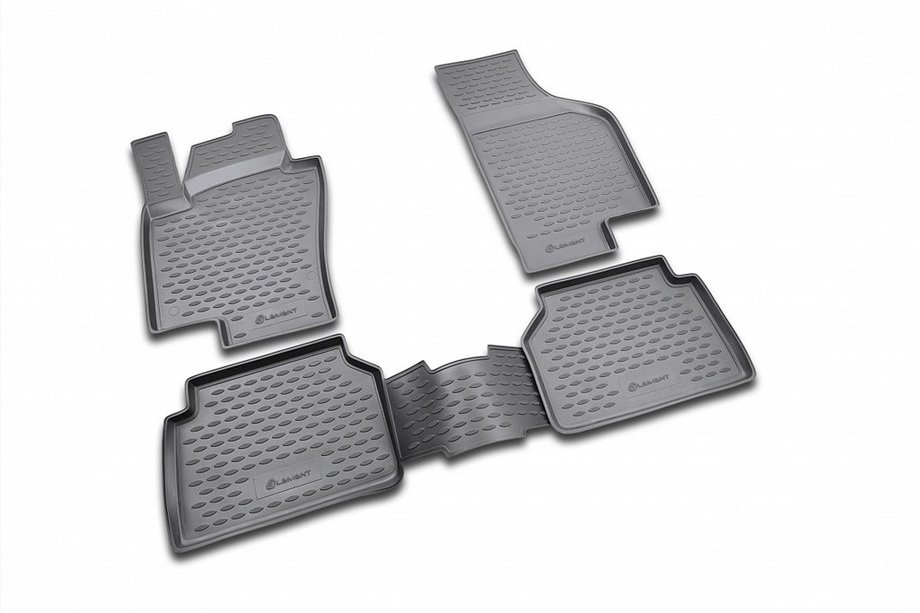 Volkswagen Tiguan 2007-2016 Rubber floor mats (4 pcs, Novline) Image