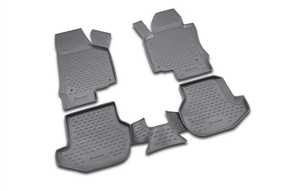 Volkswagen EOS 2006-2011 Rubber floor mats (4 pcs, Novline) Image