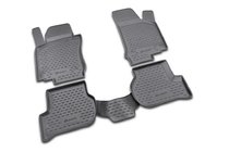 Volkswagen Golf 6 2008-2014 Rubber floor mats (4 pcs, Novline) photo 1