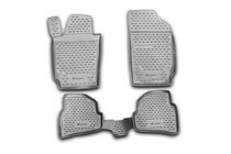 Volkswagen Polo 2010-2017 Rubber floor mats for interior (4 pcs, Novline) HB photo 1