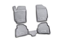 Volkswagen Polo 2010-2017 Rubber floor mats (4 pcs, Novline) SD photo 1