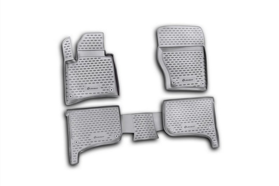 Volkswagen Touareg 2010-2018 Rubber floor mats (4 pcs, Novline) Image