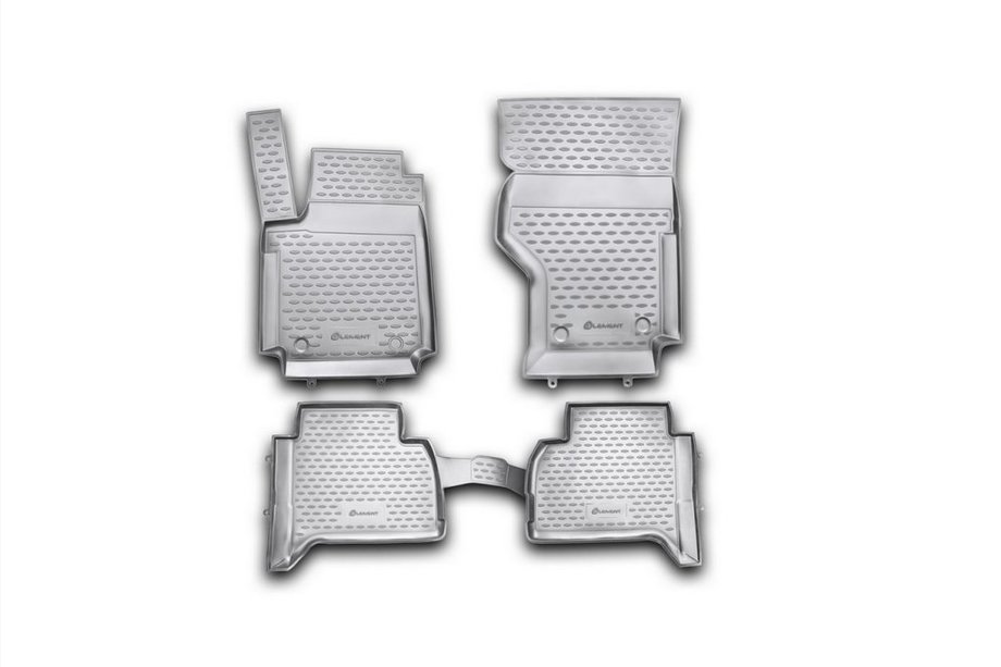 Volkswagen Amarok 2010-2022 Rubber floor mats (4 pcs, Novline) Image