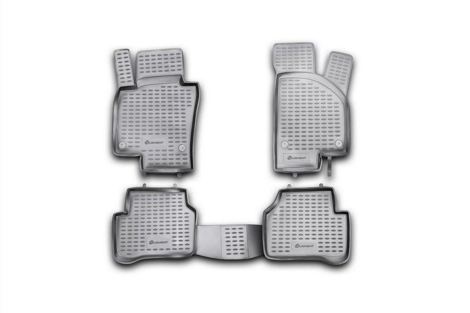 Volkswagen Passat B7 2012-2015 Rubber floor mats (4 pcs, Novline) Image