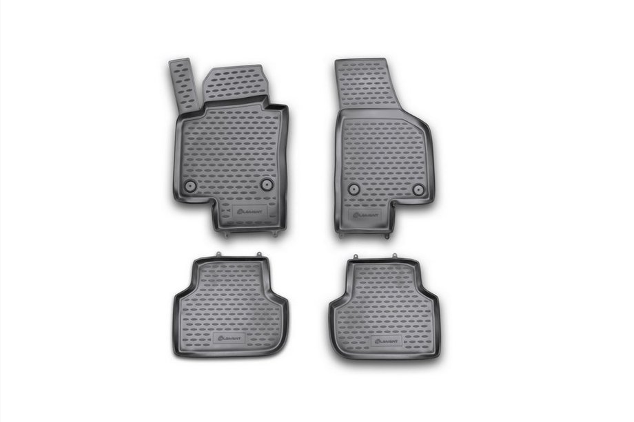 Volkswagen Jetta 2011-2018 Rubber floor mats (4 pcs, Novline) Image