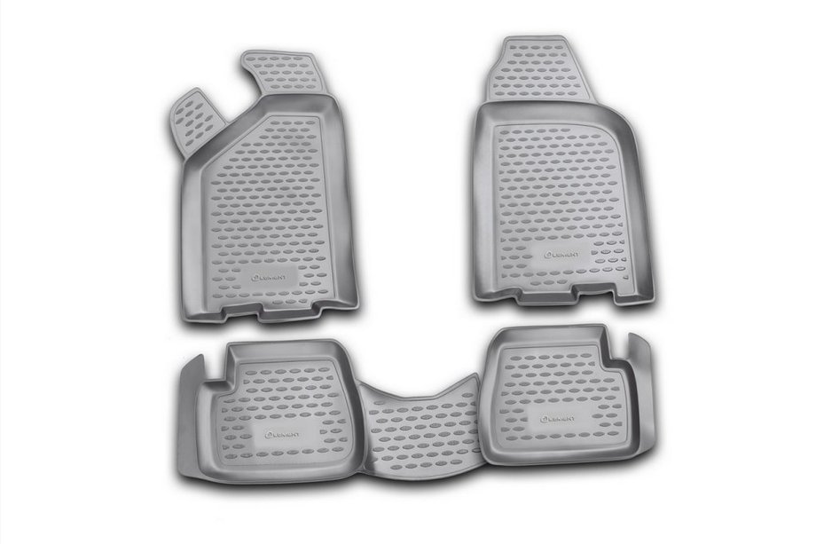 VAZ 2110-21115 1995-2015 (2114) Rubber floor mats (4 pcs, Novline) Image