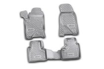 Chevrolet Niva 1998-2020 (2009↗) Rubber Floor Mats (4 pcs, Novline) photo 1