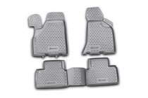 Lada Priora 2007-2018 (2010↗) Rubber Floor Mats (4 pcs, Novline) photo 1