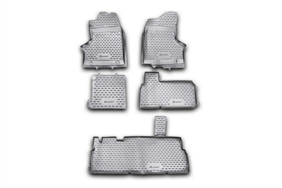 GAZelle 1998- (330232) Rubber Floor Mats Interior (5 pcs, Novline) Image