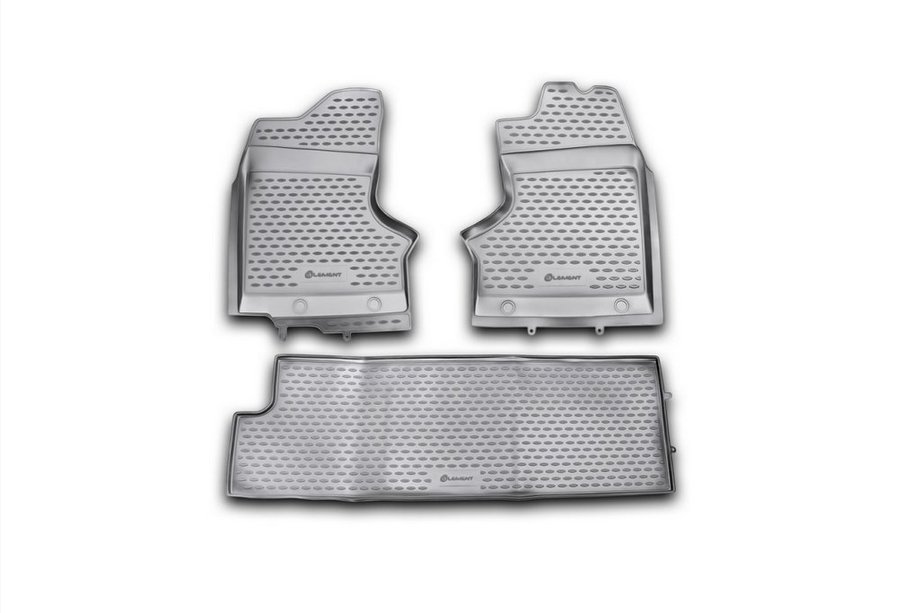 GAZelle 1998- (27057) Rubber floor mats (3 pcs, Novline) Image