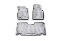 UAZ 3151 1985–2003 (Patriot) Rubber Floor Mats (Classic/Comfort) Interior (3 pcs, Novline) 2005-2014 photo 1