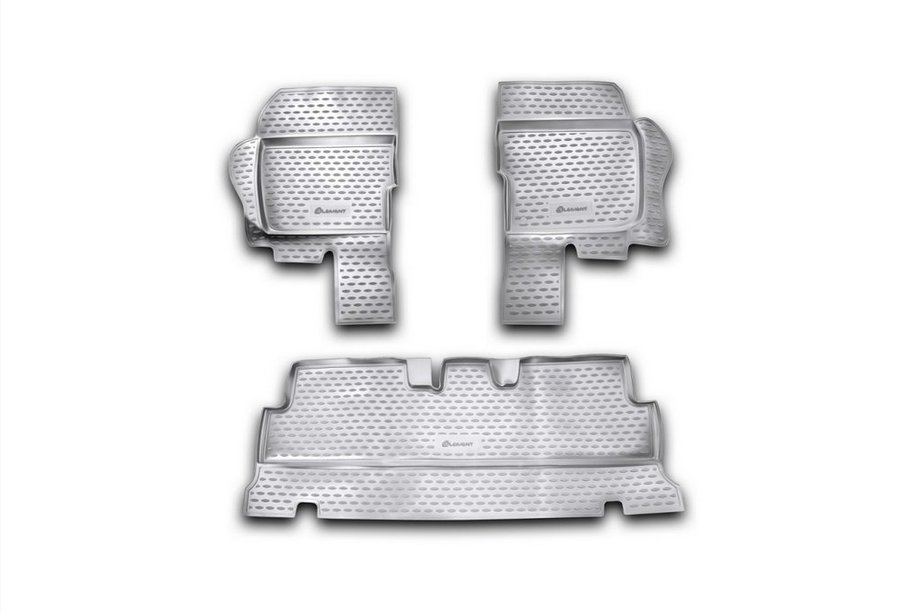 UAZ 3151 1985–2003 (Hunter) Rubber Floor Mats (3 pcs, Novline) Image