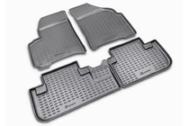 SsangYong Rexton I 2001-2017 Rubber floor mats (4 pcs, Novline) Option 1 photo 1