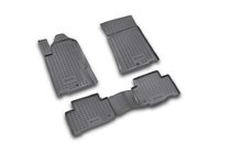 SsangYong Rexton I 2001-2017 Rubber Floor Mats Interior (4 pcs, Novline) Option 2 photo 1