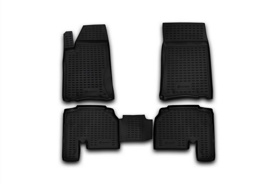 SsangYong Action 2005-2018 Rubber floor mats (4 pcs, Novline) Sports from 2012 Image