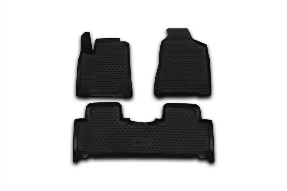 SsangYong Action 2005-2018 (2013↗) Rubber Floor Mats (3 pcs, Novline) Image