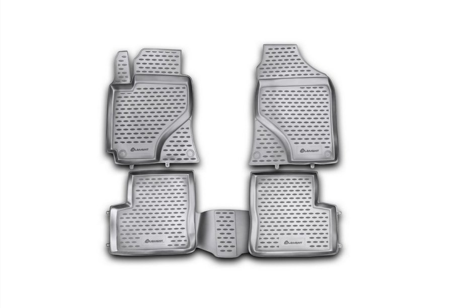 Lifan 620 Solano 2007- Rubber floor mats (4 pcs, Novline) Option 1 Image