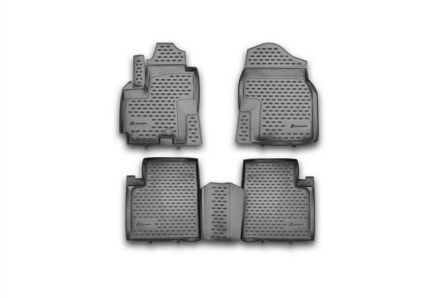 Lifan X60 2011- Rubber floor mats (4 pcs, Novline) Image