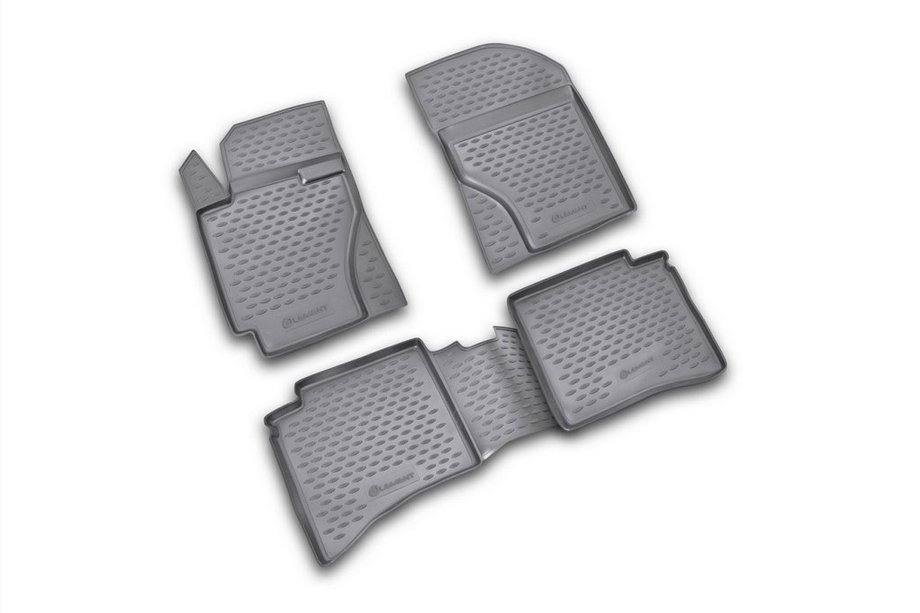 Geely MK 2006-2014 Rubber floor mats (4 pcs, Novline) Photo 1