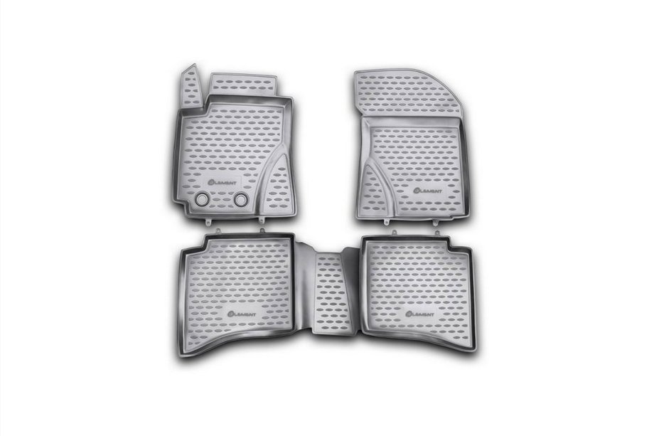 Geely MK Cross 2010-2016 (2011-2012) Rubber Floor Mats (4 pcs, Novline) Image