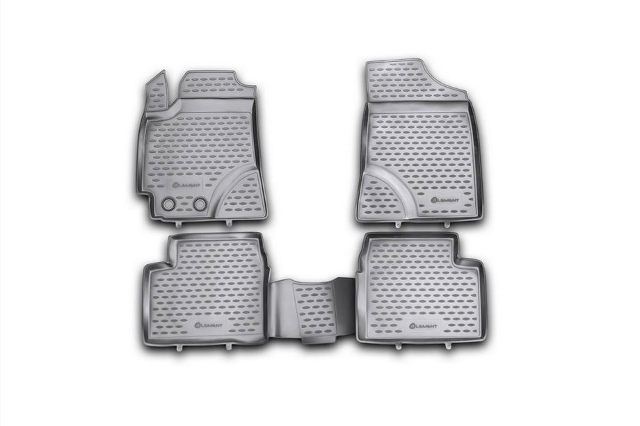 Geely Emgrand EC7 2009- Rubber floor mats (4 pcs, Novline) Image
