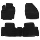 Ford S-Max 2007-2014 Rubber floor mats (4 pcs, Novline) photo 1