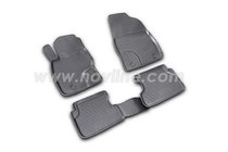 Ford Focus II 2005-2008 Rubber floor mats (4 pcs, Novline) Option 1 photo 1