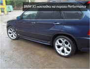 BMW X5 E53 1999–2006 Performance Side Skirts (2 pcs, primed for painting) photo 1