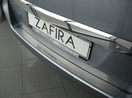Opel Zafira B 2005–2011 Rear bumper protector Natanika (stainless steel) photo 1