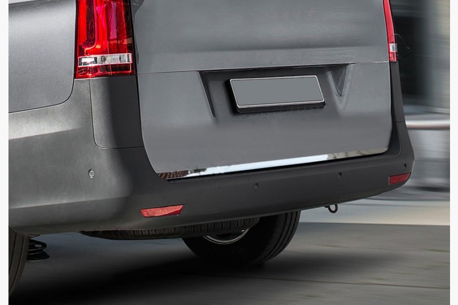 Mercedes Vito/V-class W447 2014- Trunk Lid Trim Stainless Steel Carmos - Turkish Stainless Steel Image
