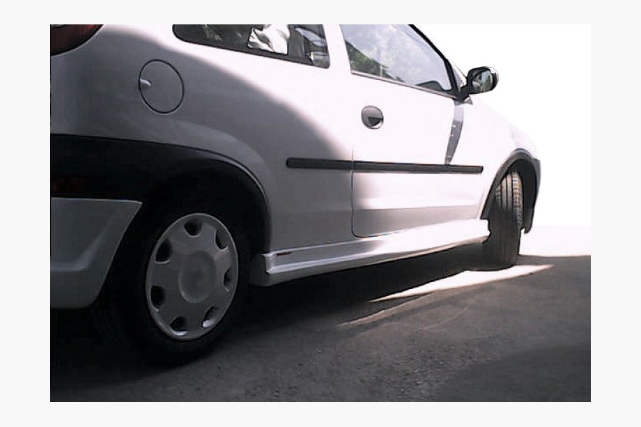 Opel Corsa C 2000-2006 Side Skirts (primed for painting) Image