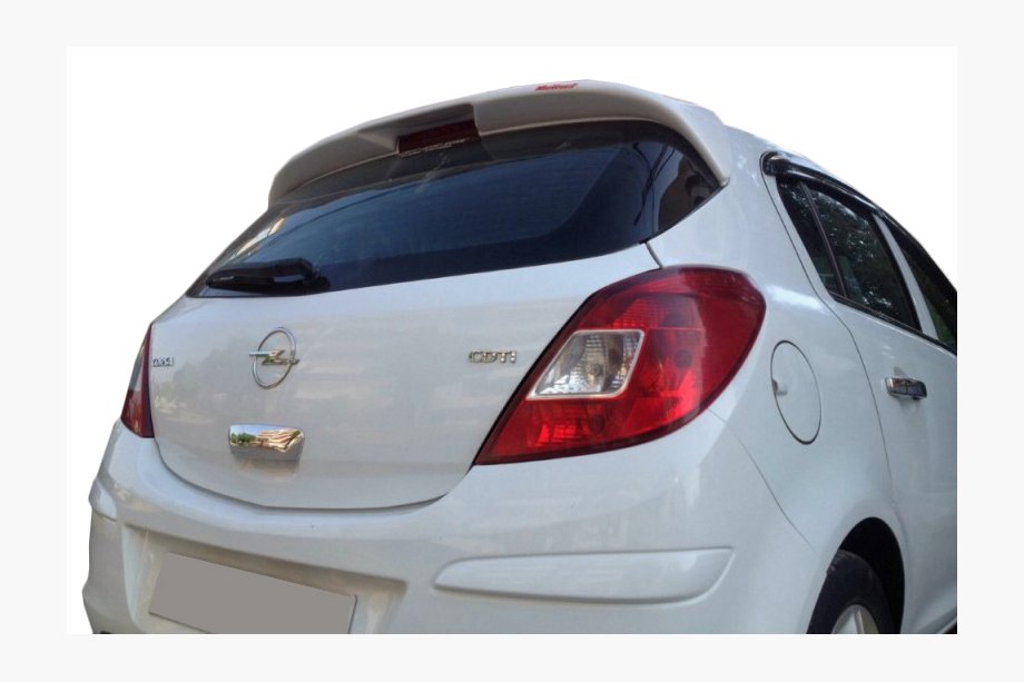 Opel Corsa D 2007-2014 4-Door Spoiler (primed for painting) Image