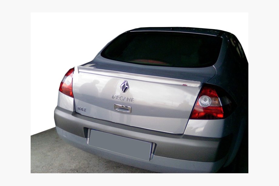 Renault Megane II 2004-2009 Sedan Spoiler (primed for painting) Image