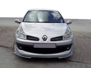 Renault Clio III 2005-2012 Front bumper lip V1 (primed for painting) photo 1