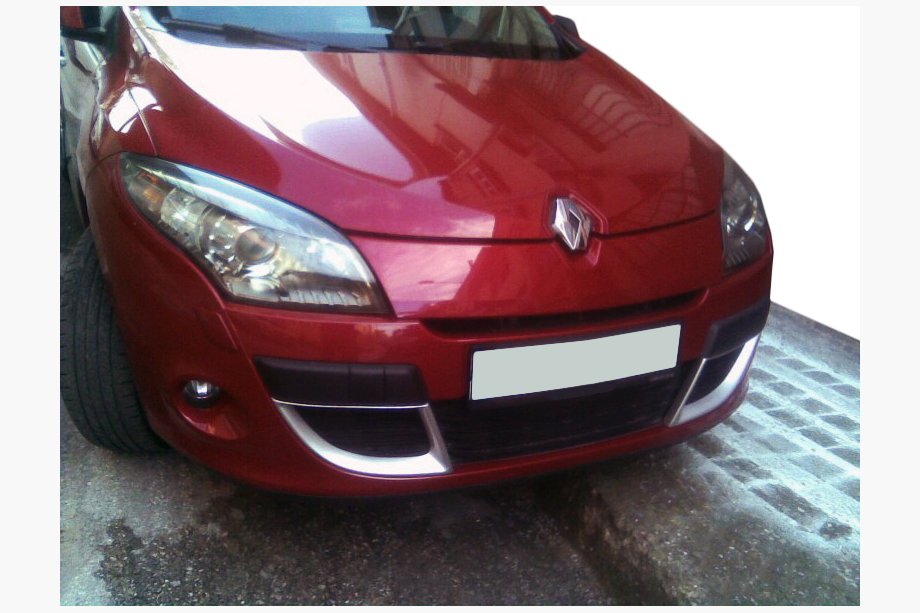Renault Megane III 2009-2016 Bumper inserts (2008-2012, 2 pcs, primed) Image