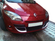 Renault Megane III 2009-2016 Bumper inserts (2008-2012, 2 pcs, primed) photo 1
