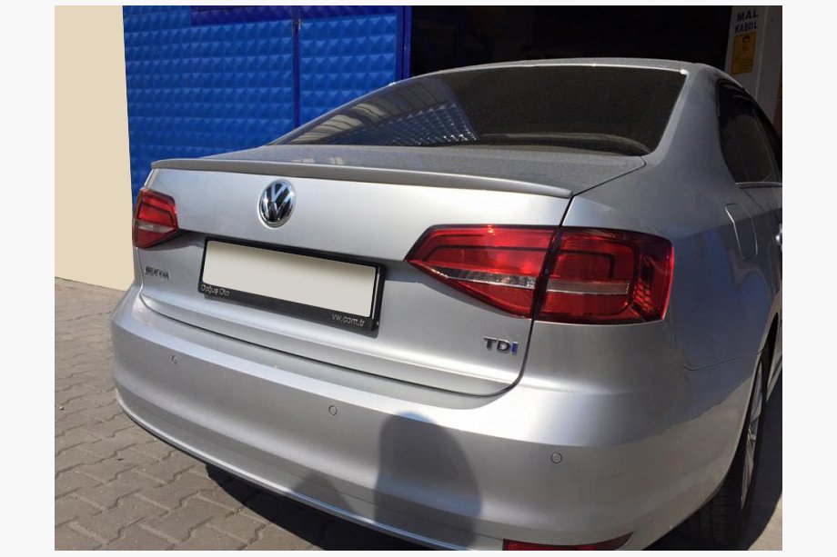 Volkswagen Jetta 2011-2018 Rear Spoiler 2014↗ (primed for painting) Image
