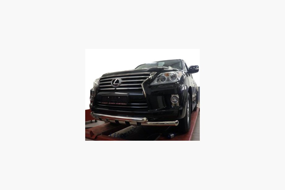 Lexus LX570/450d 2008-2022 Front bumper guard Gronder (2008-2015 stainless steel) Image