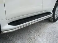 Lexus LX570/450d 2008-2022 Side steps 2008-2015 (stainless steel) photo 1