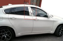 BMW X6 E71 2008–2014 Stainless Steel Door Pillar Trim photo 1