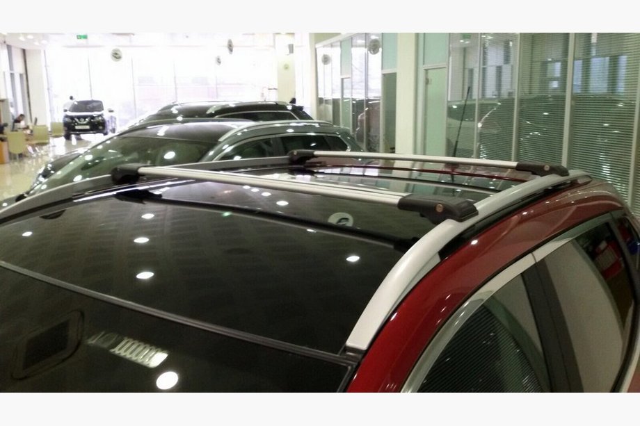 Nissan Pathfinder R51 2005-2014 Lockable roof cross bars for integrated roof rails (2 pcs) Photo 3