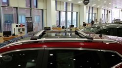 Nissan Pathfinder R51 2005-2014 Lockable roof cross bars for integrated roof rails (2 pcs) Gray photo 4