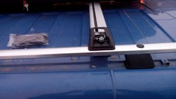 Nissan Pathfinder R51 2005-2014 Lockable roof cross bars for integrated roof rails (2 pcs) Gray photo 7