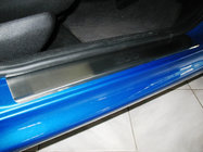Peugeot 206 1998-2024 Natanika Premium Door Sill Protectors (4 pcs, Stainless Steel) photo 1