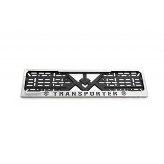 License Plate Frame Chrome Transporter (1 pc, Stainless Steel) Volkswagen T4 Transporter 1990-2003 photo 3