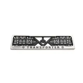 License Plate Frame Chrome Transporter (1 pc, Stainless Steel) Volkswagen T5 2010-2015 photo 1
